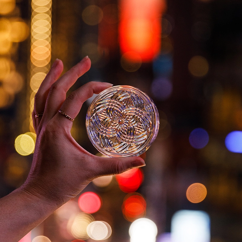 Picture of crystals in new constellation ball