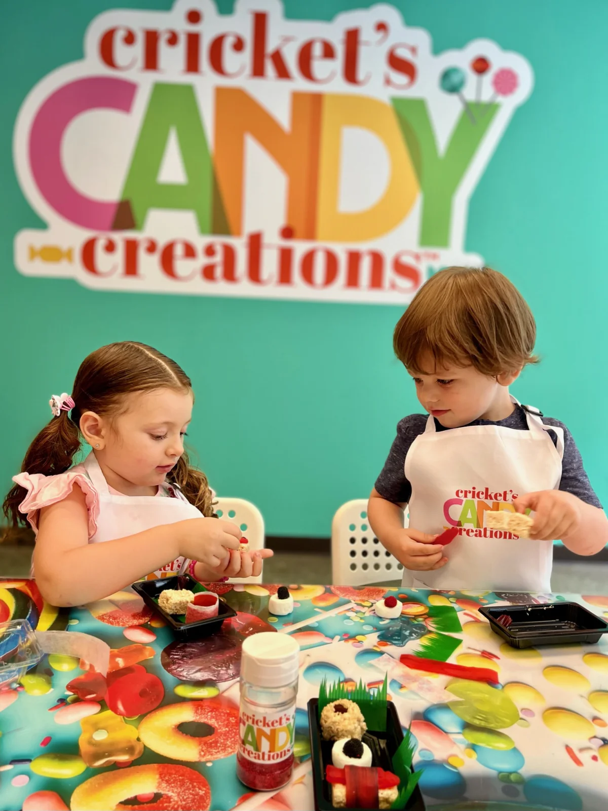 Kids enjoying i Candy workshop